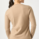 PS of Sweden PS Logo Knit Sweater - Desert Beige