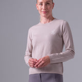 PS of Sweden PS Logo Knit Sweater - Silk Taupe