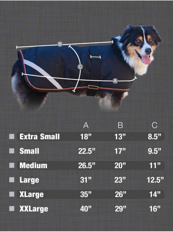 1200Denier "180G" Medium Weight Waterproof & Breathable Dog Coat - Kensington Protective Products - Equiluxe Tack