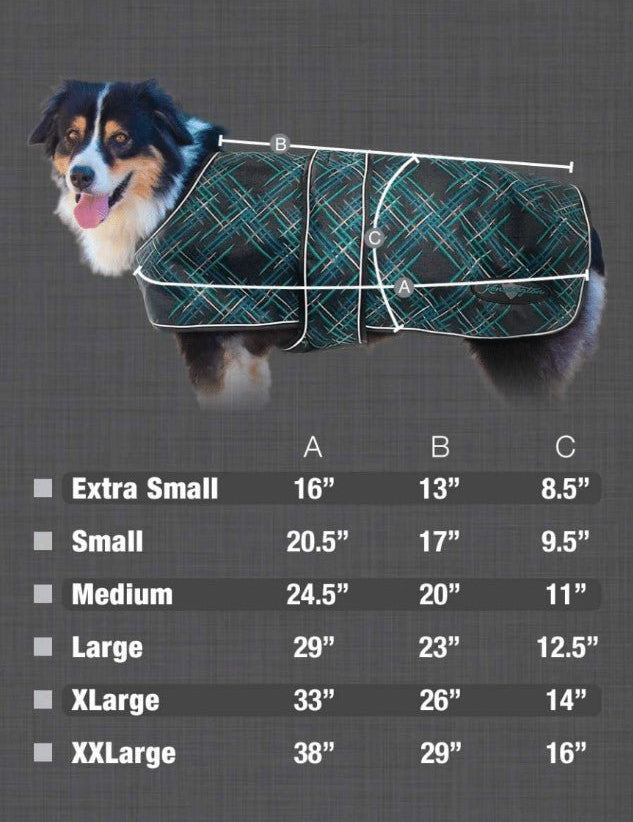 1200Denier "180G" Medium Weight Waterproof & Breathable Dog Coat with Chest Wrap - Kensington Protective Products - Equiluxe Tack
