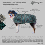 1200Denier "180G" Medium Weight Waterproof & Breathable Dog Coat with Chest Wrap - Kensington Protective Products - Equiluxe Tack