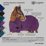 1200Denier Adjustable Yearling "180G" Medium Weight Waterproof & Breathable Winter Turnout - Kensington Protective Products - Equiluxe Tack