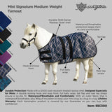 1200Denier Mini "300G" Heavy Weight Waterproof & Breathable Winter Turnout - Kensington Protective Products - Equiluxe Tack