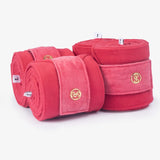 PS of Sweden Polos Velvet Monogram - Scarlet Pink