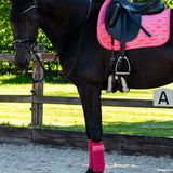 PS of Sweden Polos Velvet Monogram - Scarlet Pink