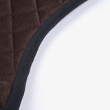 PS of Sweden Classic Corduroy Jump Saddle Pad - Coffee