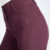 PS of Sweden Zephyra Laser Cut Breeches - Wine