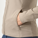 PS of Sweden Kaia Full Zip Mid Layer - Greige