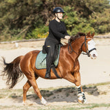 Green Lily Saddle Pad Set