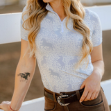 Deinhardt Designs Prints With A Purpose CORAL Short Sleeve Signature Sunshirt