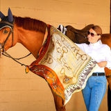 The Proper Fox Bits & Reins Silk Scarf