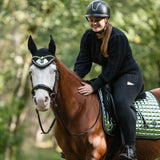 Green Lily Saddle Pad Set