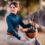 The Proper Fox Youth Hunter Green Sun Shirt