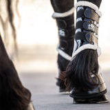 Black Ink Brushing Boots