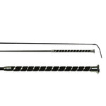 43" Dressage Silver Whip with Spirial Velveteen Handle - Black - 0 - Equiluxe Tack