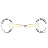 Happy Mouth® Flat Ring Jointed Eggbutt Bit
