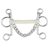 Happy Mouth® Plain Mullen Mouth Pelham Bit