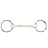 Happy Mouth® Thin (16 mm) Double Jointed Loose Ring Bit with Roller Mouth