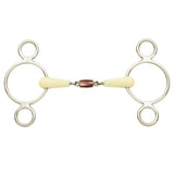 Happy Mouth® Copper Roller Mouth 2-Ring Pessoa Gag Bit