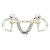 Happy Mouth® Double Jointed with Roller Mouth Slotted Kimberwick Bit