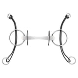 Herm Sprenger Nathe Gag Bit - Flexible Mullen Mouth And Hs Gag Straps 5 1/2"