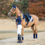 Blue Astra Saddle Pad Set