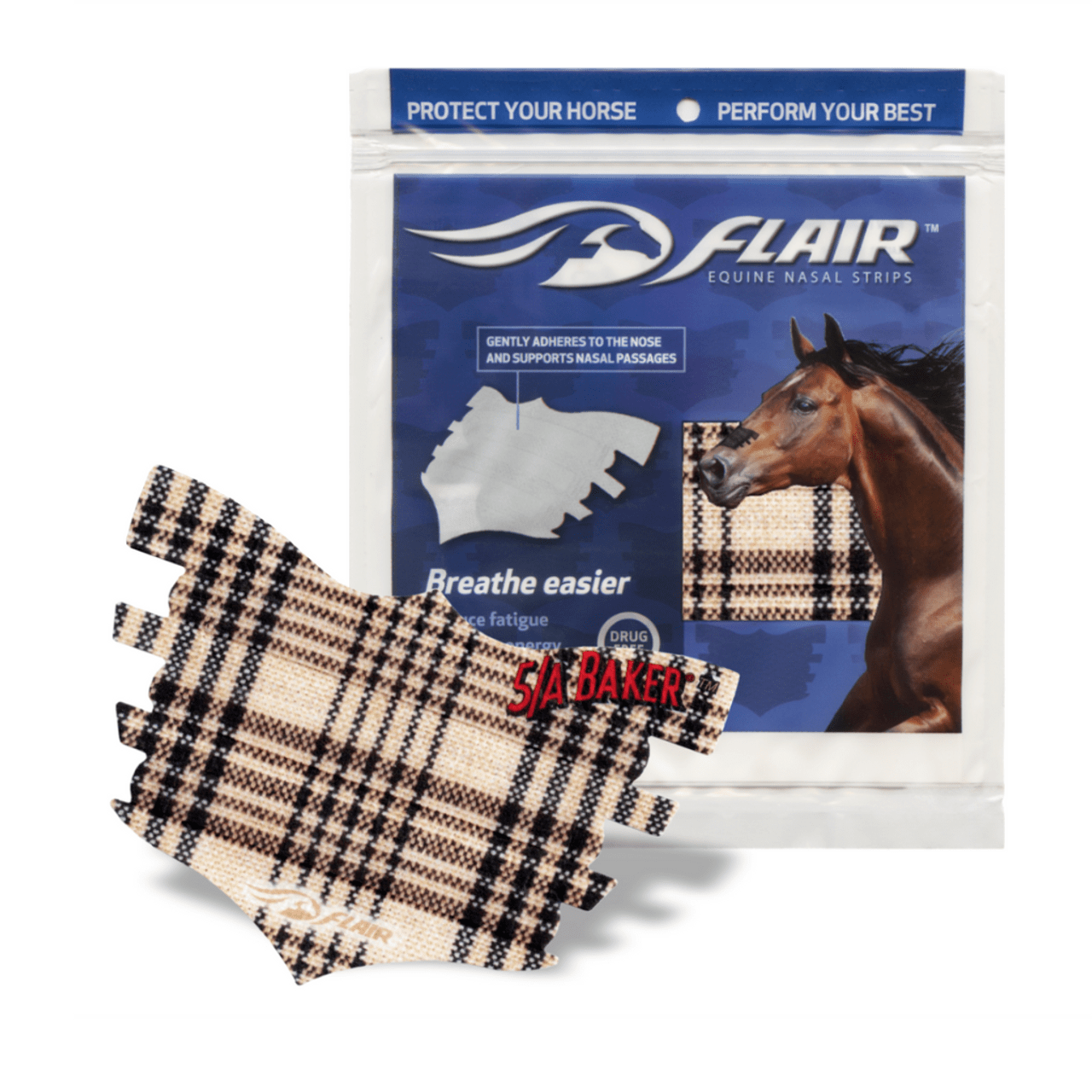 5/A Baker® Flair™ Equine Nasal Strip - 5/A Baker® - Equiluxe Tack