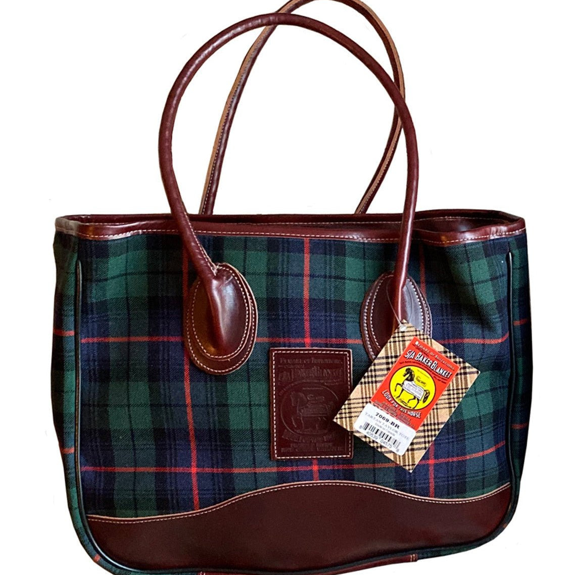 5/A Baker® Tartan Plaid Taylor Tote - 5/A Baker® - Equiluxe Tack