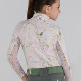 Dapplebay Kids Dragonfly Meadow 1/4 Zip LS Riding Top-Light Pink