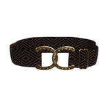 Dapplebay Horse Shoe Belt- Diamond-Black