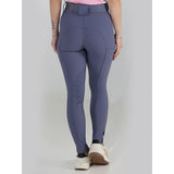 Dapplebay Sport Silicone Knee Patch Breeches-Purple Dusk