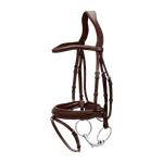 Dy'on Plaited Flash Noseband Pull Back Bridle Pony New English Collection