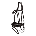 Dy'on Patent Large Crank Noseband Bridle With Flash