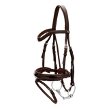 Dy'on Patent Large Crank Noseband Bridle With Flash