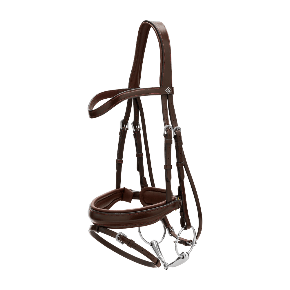 Dy'on Matte Large Crank Noseband Bridle With Flash