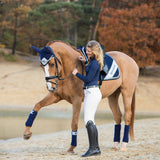 Blue Astra Saddle Pad Set