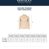 Kentucky Horsewear Girls Madrid Long Sleeve Training Shirt