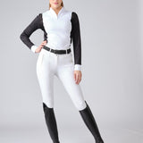 PS of Sweden Madison Long Sleeve Show Shirt - Black & White