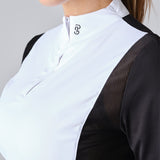 PS of Sweden Madison Long Sleeve Show Shirt - Black & White