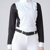 PS of Sweden Madison Long Sleeve Show Shirt - Black & White