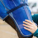 73% UV Draft Fly Mask with Removable Nose - Soft Mesh Ears & Forelock Opening - Kensington Protective Products - Equiluxe Tack