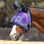 73% UV Fly Mask with Fleece - Soft Mesh Ears & Forelock Opening - Kensington Protective Products - Equiluxe Tack