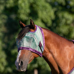 73% UV Fly Mask with Fleece Trim - Dual Ear Opening & Forelock Freedom - Kensington Protective Products - Equiluxe Tack