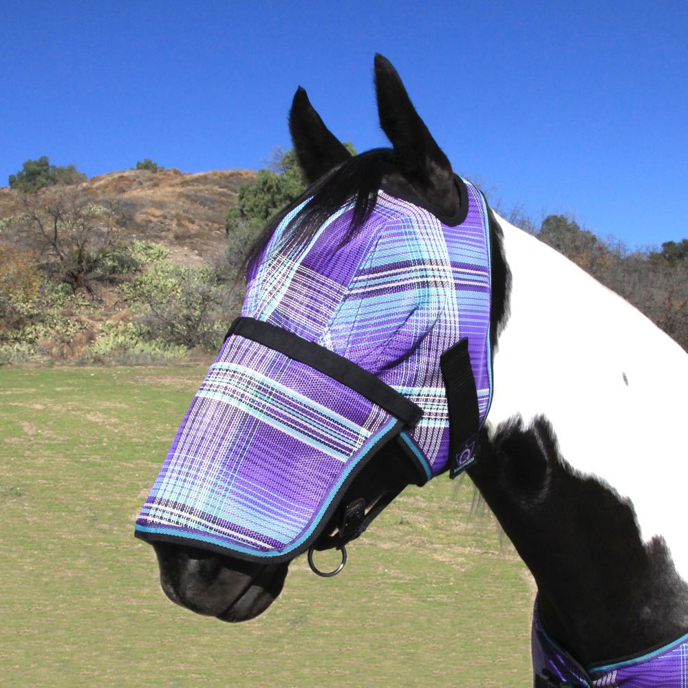 73% UV Fly Mask with Removable Nose - Kensington Protective Products - Equiluxe Tack