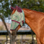 73% UV Fly Mask with Removable Nose - Soft Mesh Ears & Forelock Opening - Kensington Protective Products - Equiluxe Tack