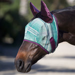 73% UV Fly Mask with Web Trim - Soft Mesh Ears & Forelock Opening  - Kensington Protective Products - Equiluxe Tack