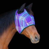 73% UV Fly Mask with Web Trim - Soft Mesh Ears & Forelock Opening  - Kensington Protective Products - Equiluxe Tack