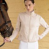 Ronner Equus Embroidered Zip Jacket | Sand