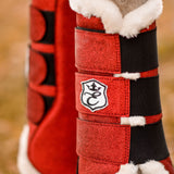 Scarlet Red Brushing Boots