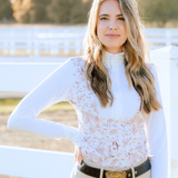 Deinhardt Designs Long Sleeve Capriole Competition Shirt - SEPIA